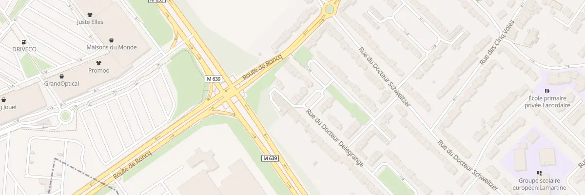 Plan du 8 Rue du Docteur Delegrange à Neuville-en-Ferrain