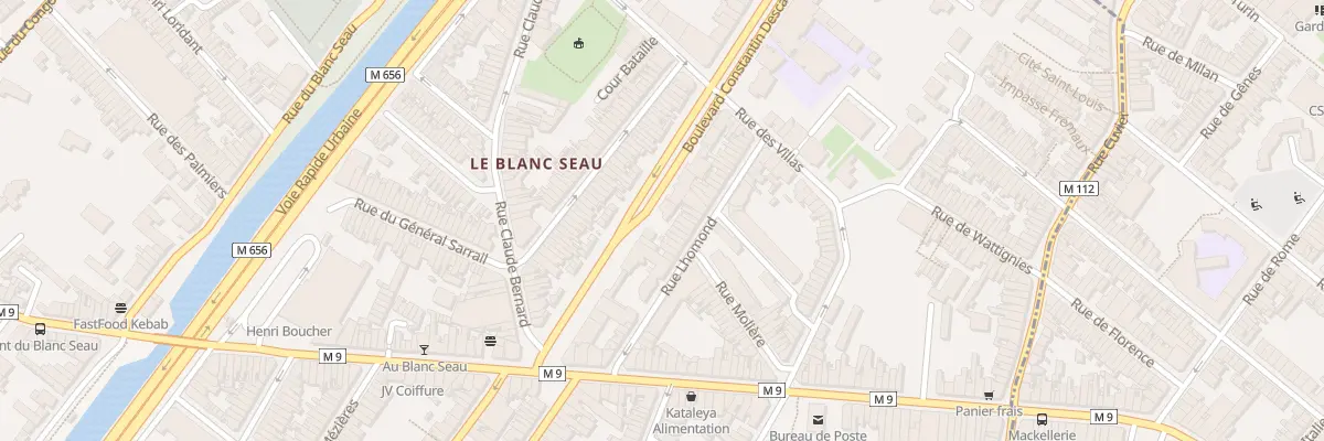Plan du 277 Bd Constantin Descat à Tourcoing