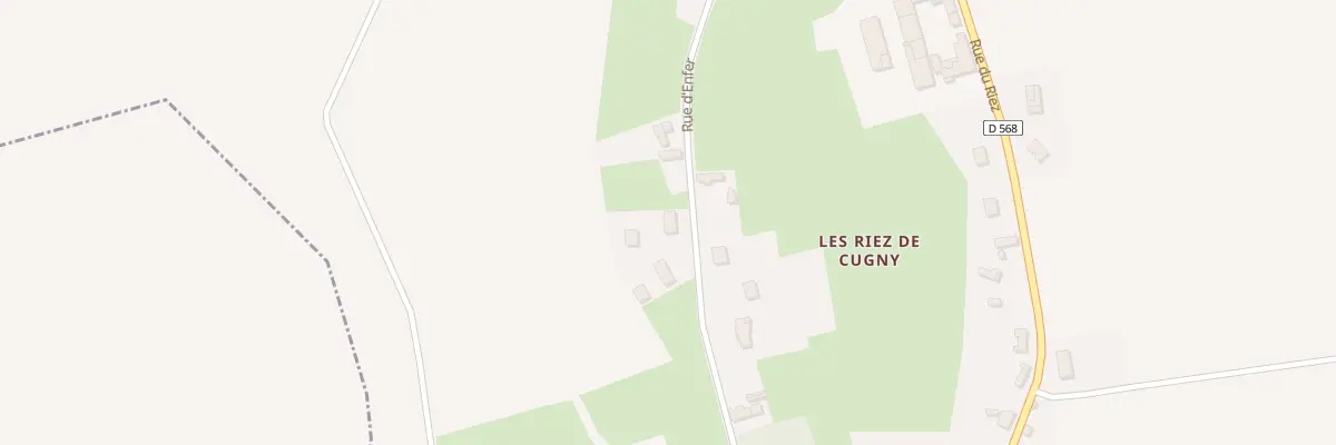 Plan du 426 Rue d’Enfer à Cugny
