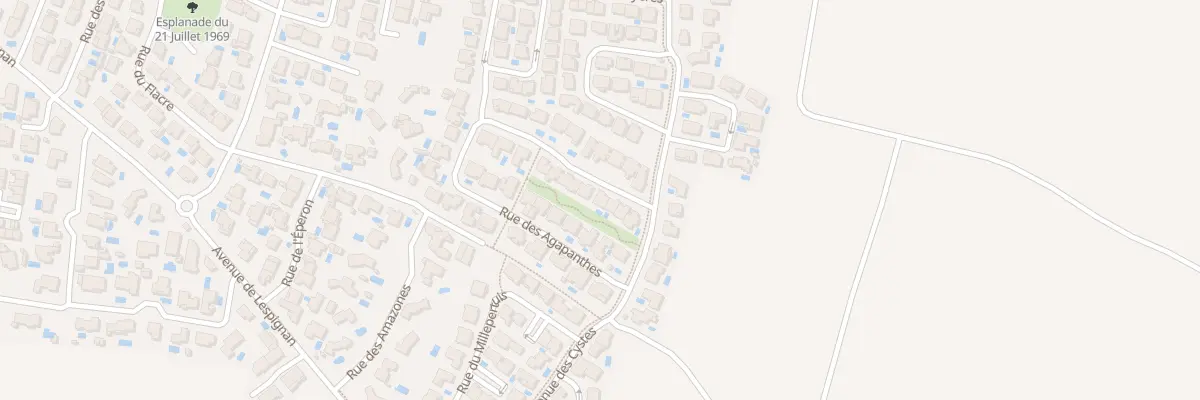 Plan du 7 Rue des Agapanthes à Colombiers