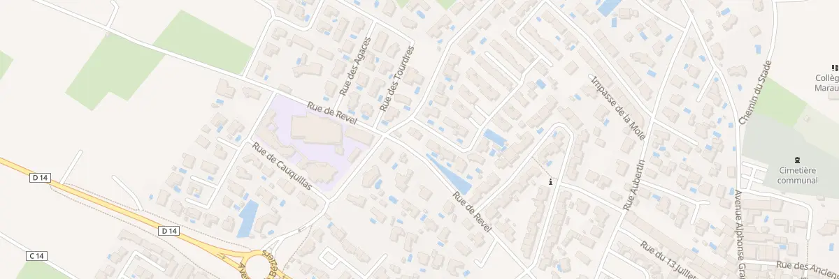 Plan du 16 Rue de la Boscaride à Maraussan
