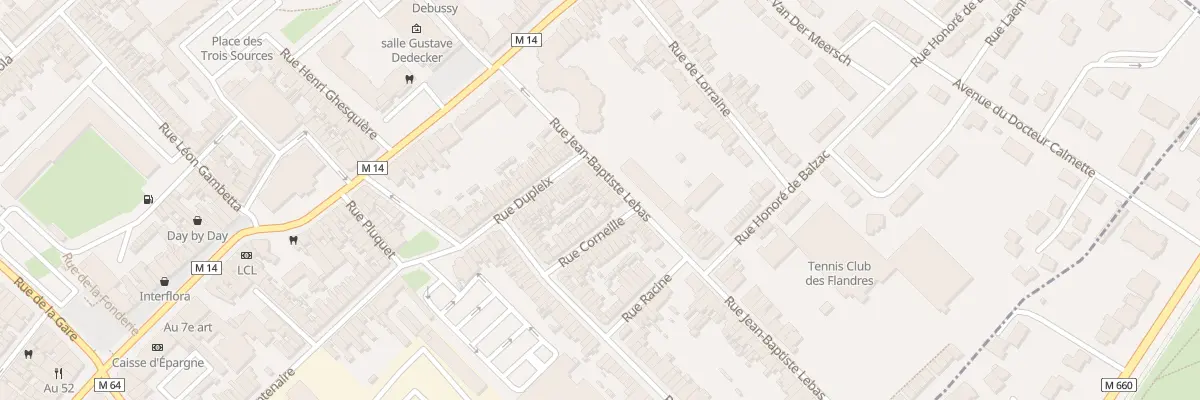 Plan du 32 Rue Jean-Baptiste Lebas à Croix
