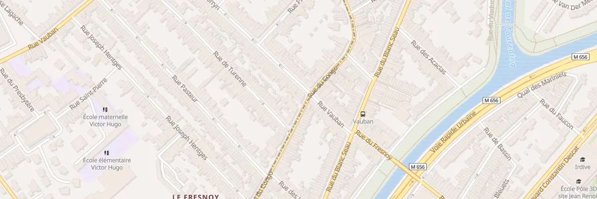 Plan du 307 Rue du Congo à Mouvaux
