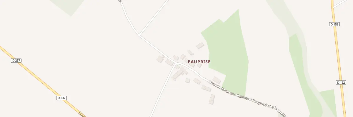 Plan du 3 Pauprise à Perroy