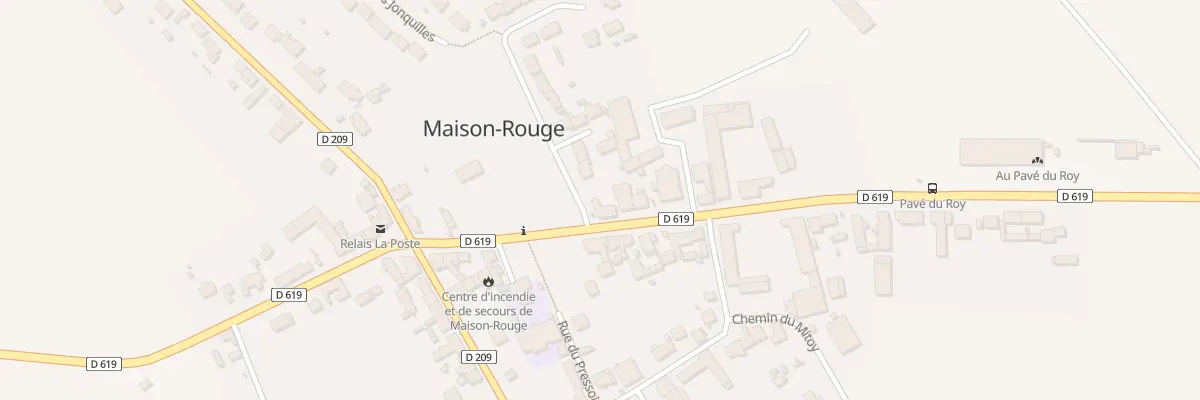Plan du 7 Rue du Pavé du Roy à Maison-Rouge
