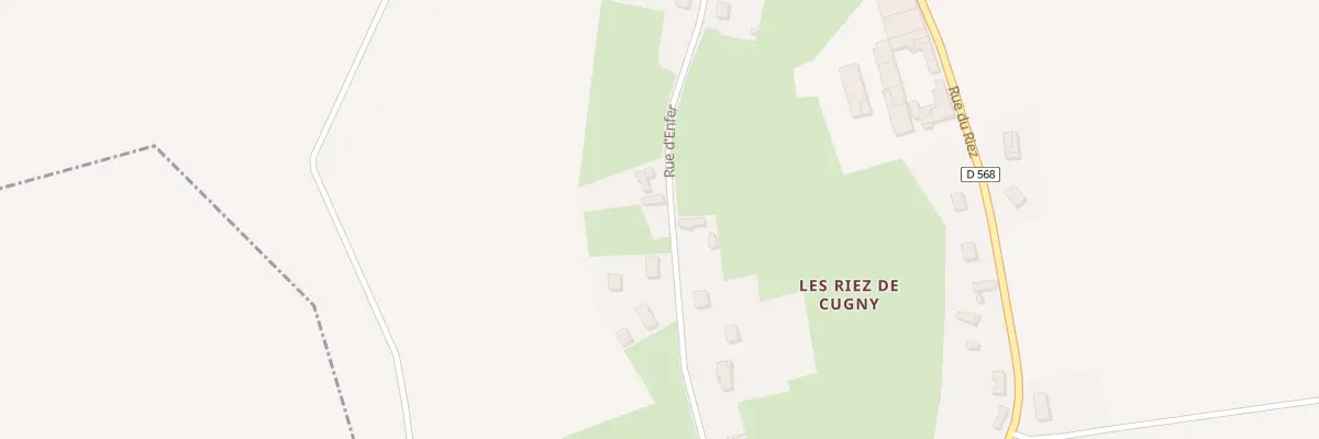 Plan du 402 Rue d’Enfer à Cugny