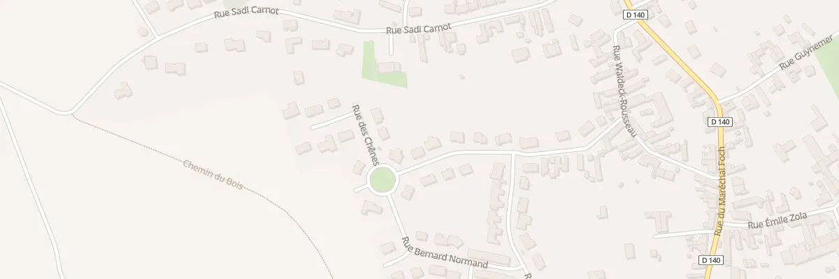 Plan du 14 Rue du Premier Mai à Fontaine-Notre-Dame
