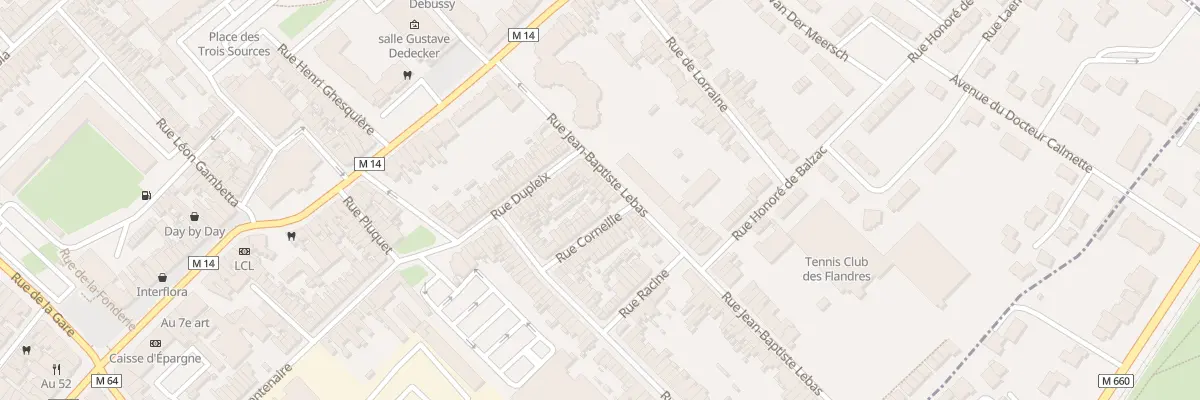 Plan du 34 Rue Jean-Baptiste Lebas à Croix