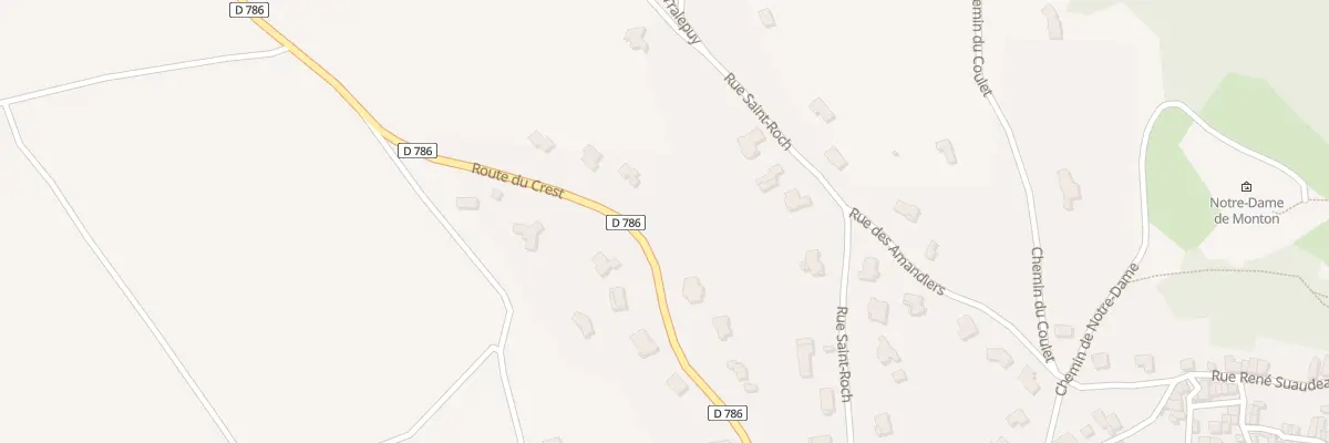 Plan du 10 Rte du Crest à Tortebesse