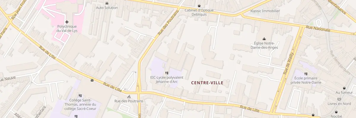 Plan du 46B Rue des Poutrains à Tourcoing