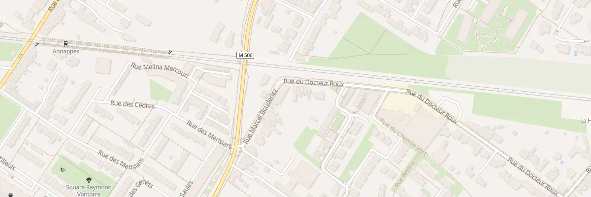 Plan du 2 Rue du Docteur Roux à Villeneuve-d’Ascq