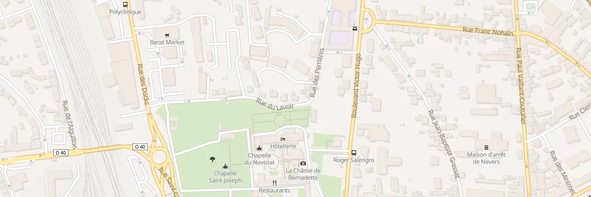 Plan du 6 Rue du Lavoir à Nevers
