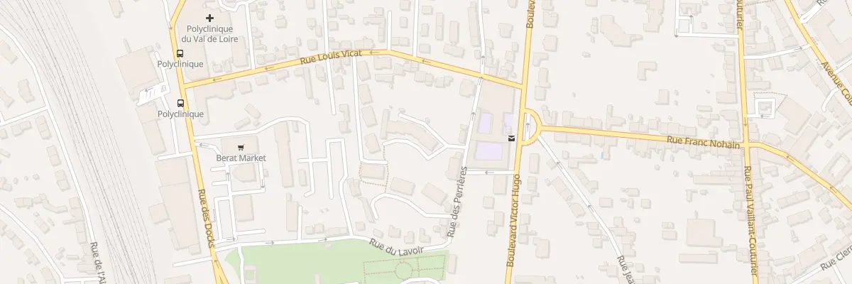 Plan du 7 Rue des Perrières à Nevers