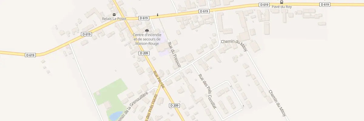 Plan du 2 Rue du Pressoir à Maison-Rouge
