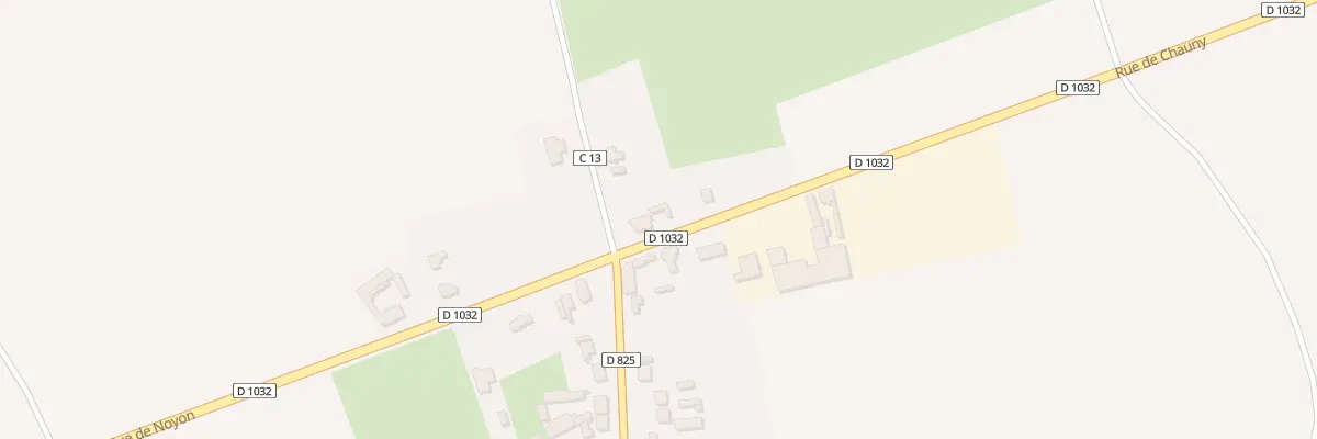 Plan du 1 Rue de Chauny à Marest-Dampcourt