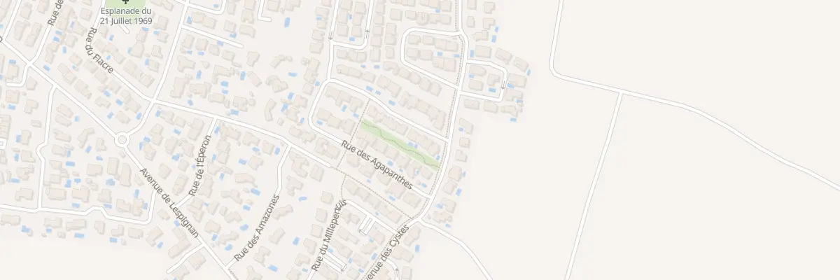Plan du 5 Rue des Agapanthes à Colombiers