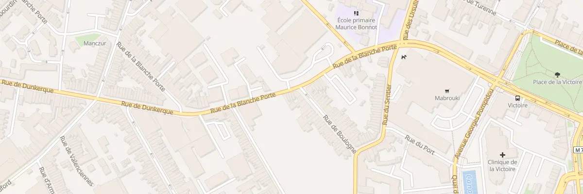 Plan du 37 Rue de la Blanche Porte à Tourcoing