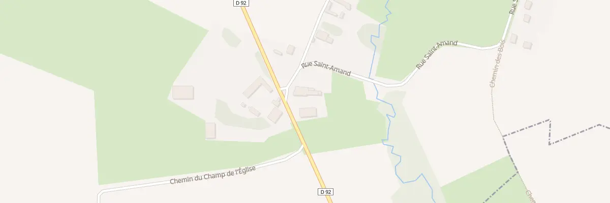 Plan du 2 Rue des Berceaux à Bourguignon-sous-Coucy