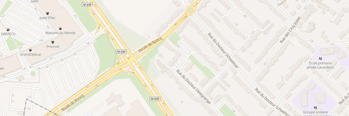 Plan du 2 Rue du Docteur Delegrange à Neuville-en-Ferrain