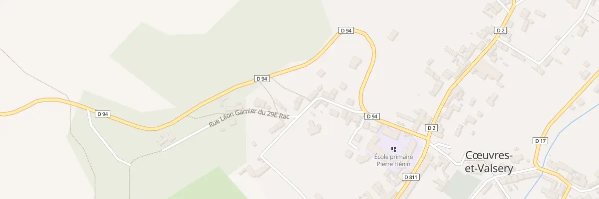 Plan du 10 Rue Leon Garnier du 29e Rac à Cœuvres-et-Valsery