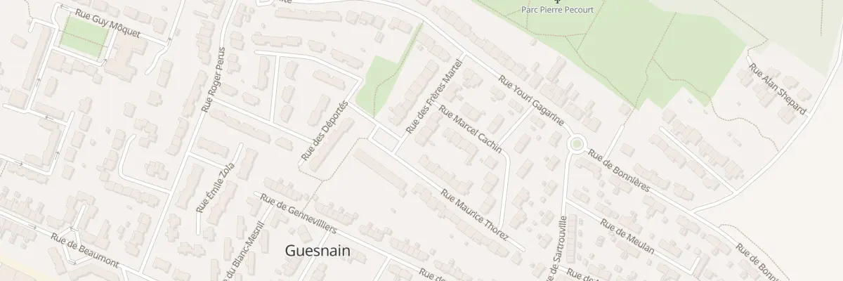 Plan du 101 Rue des Freres Martel à Guesnain
