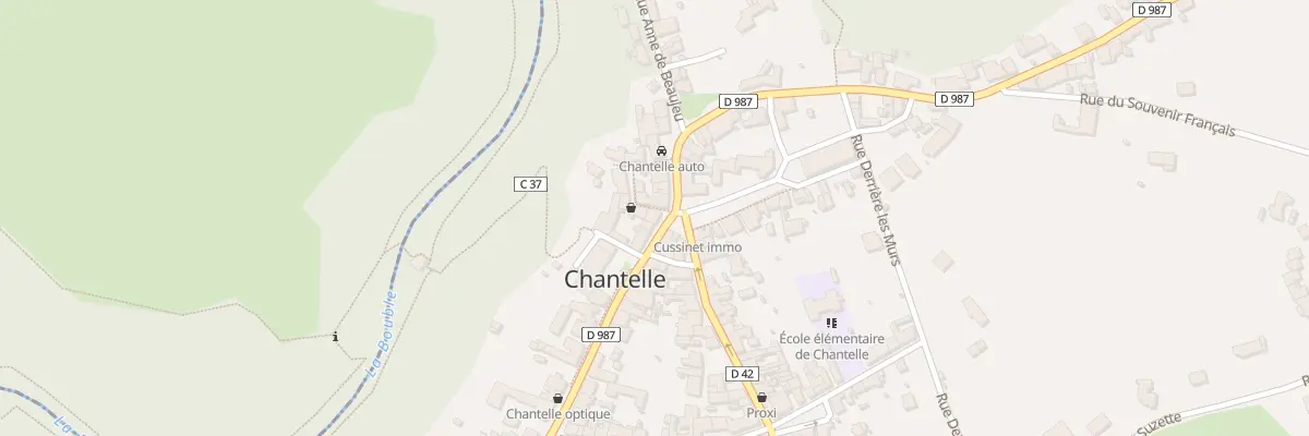 Plan du 16 Rue Grande Rue à Chantelle