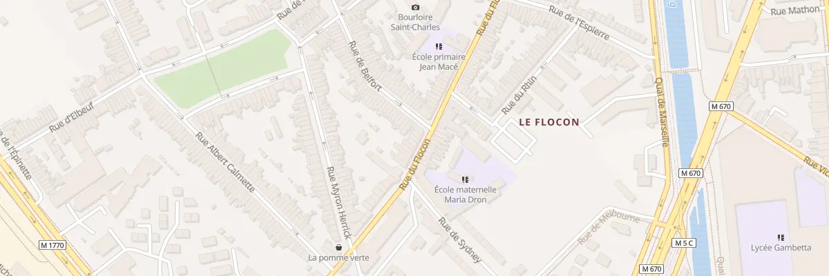 Plan du 90 Rue du Flocon à Tourcoing