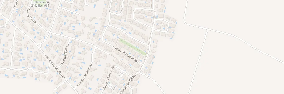 Plan du 3 Rue des Agapanthes à Colombiers