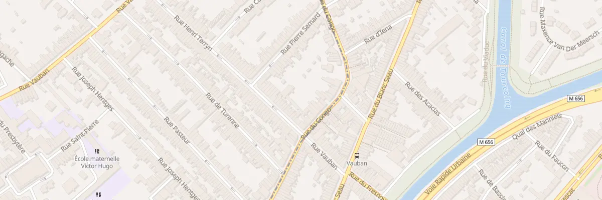 Plan du 319 Rue du Congo à Mouvaux