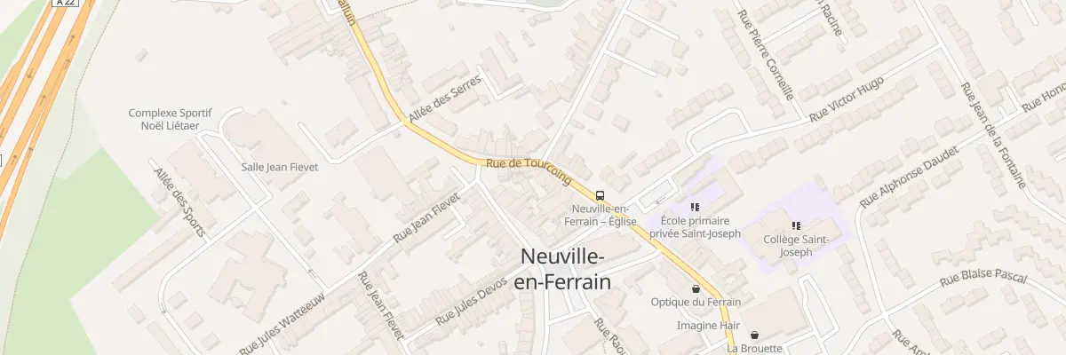 Plan du 12 Rue de Tourcoing à Neuville-en-Ferrain