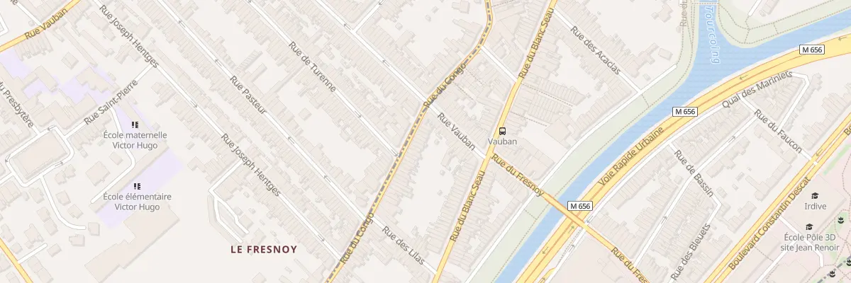 Plan du 151 Rue du Congo à Tourcoing