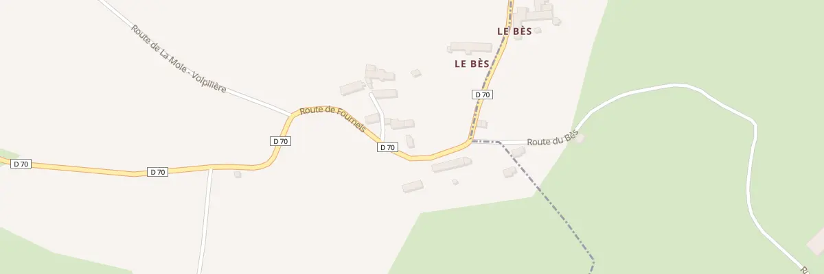 Plan du 5090 Le Bes à Termes
