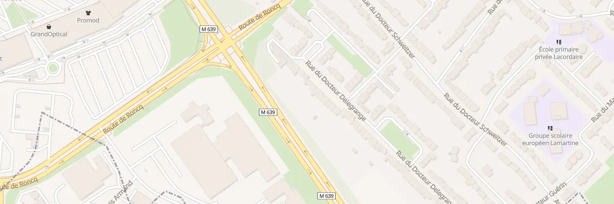 Plan du 22 Rue du Docteur Delegrange à Neuville-en-Ferrain