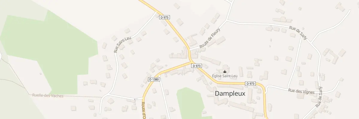 Plan du 3 Rte d’Oigny à Dampleux