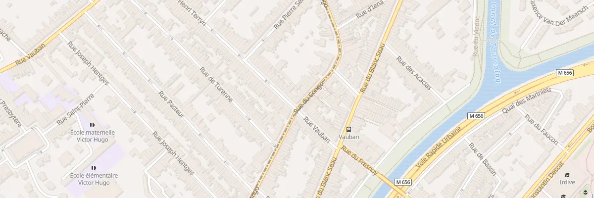 Plan du 313 Rue du Congo à Mouvaux