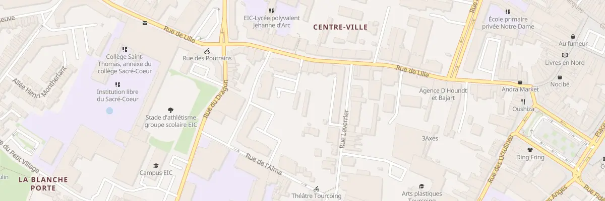 Plan du 85 Rue de Lille à Tourcoing