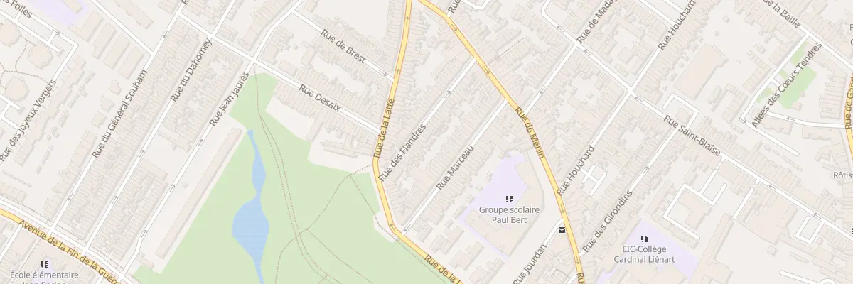 Plan du 28 Rue des Flandres à Tourcoing
