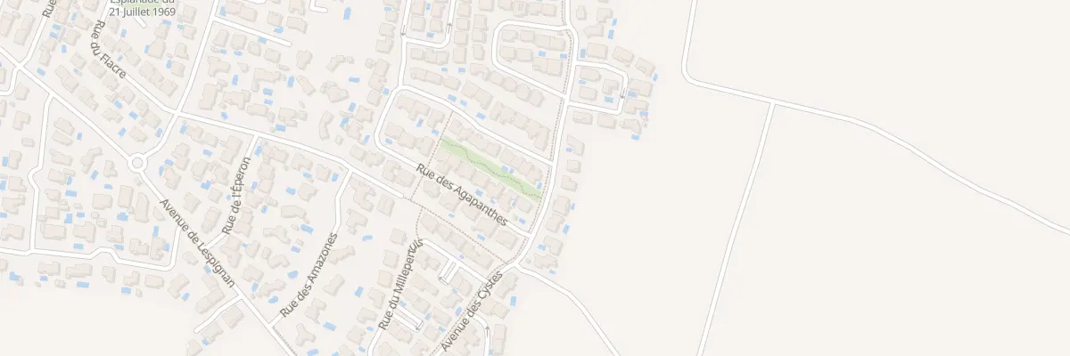 Plan du 1 Rue des Agapanthes à Colombiers