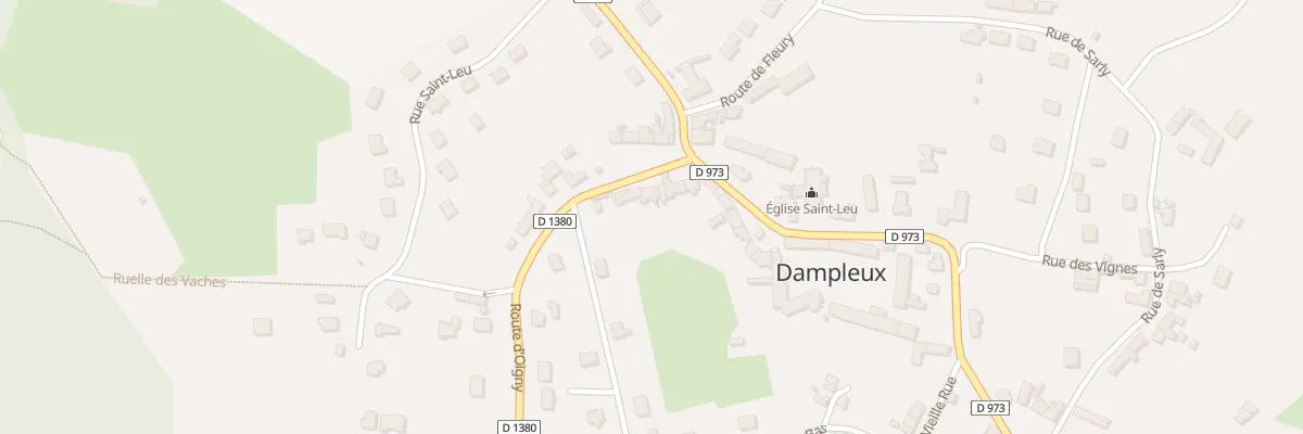 Plan du 10 Rte d’Oigny à Dampleux