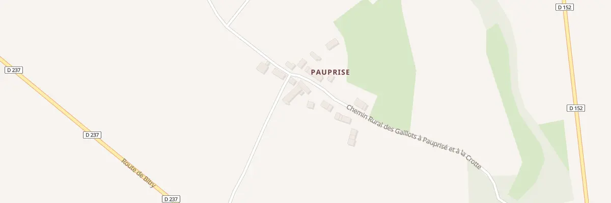 Plan du 4 Pauprise à Perroy