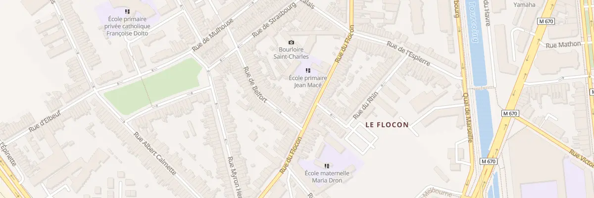 Plan du 72 Rue du Flocon à Tourcoing