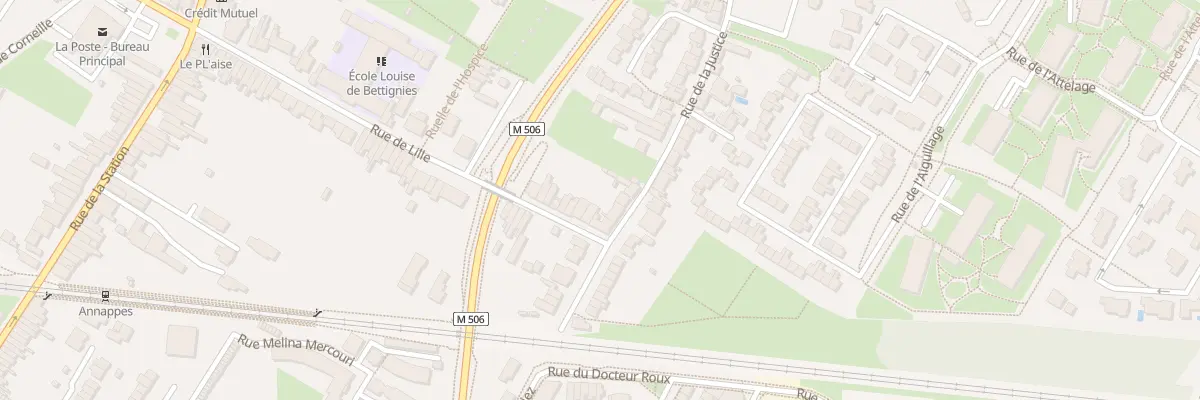 Plan du 4 Rue de Lille à Villeneuve-d’Ascq