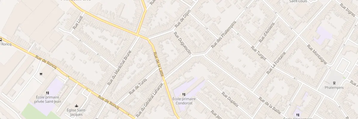 Plan du 21 Rue des Phalempins à Tourcoing