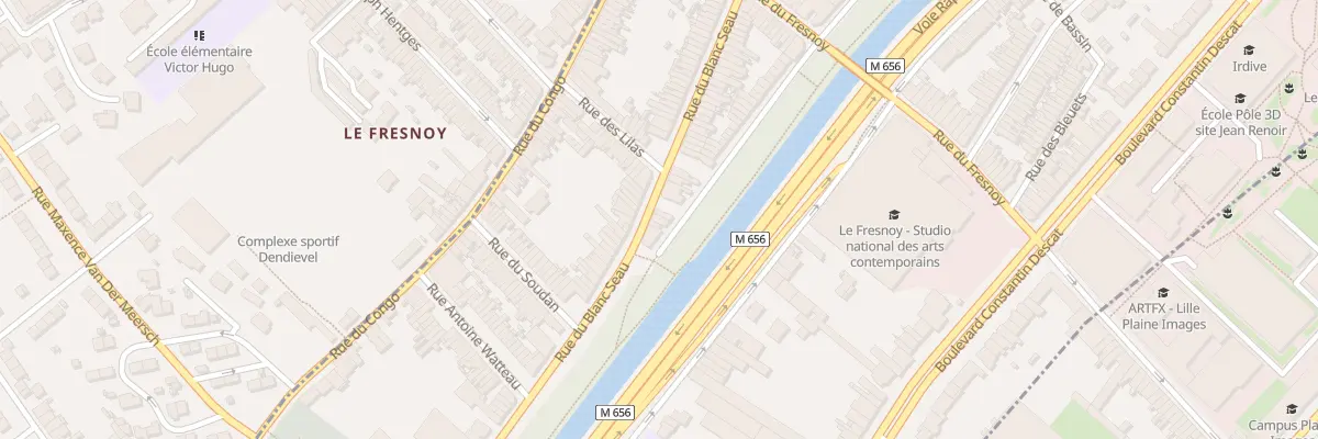 Plan du 397 Rue du Blanc Seau à Tourcoing