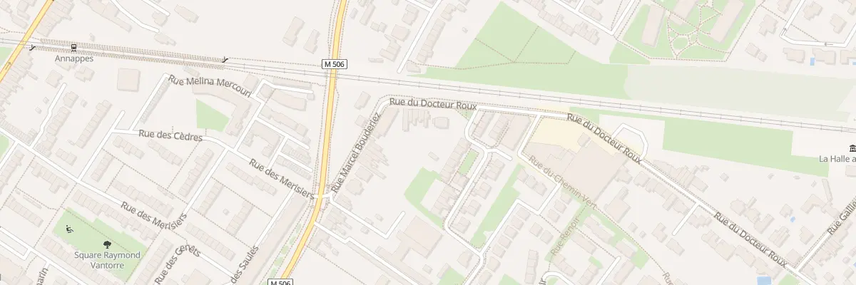 Plan du 10 Rue du Docteur Roux à Villeneuve-d’Ascq