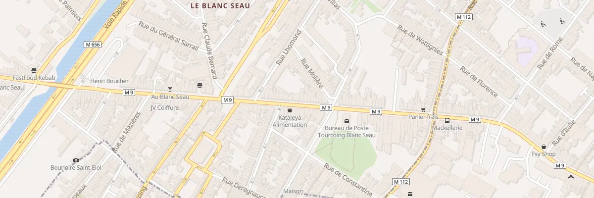 Plan du 115 Rue de Mouvaux à Tourcoing