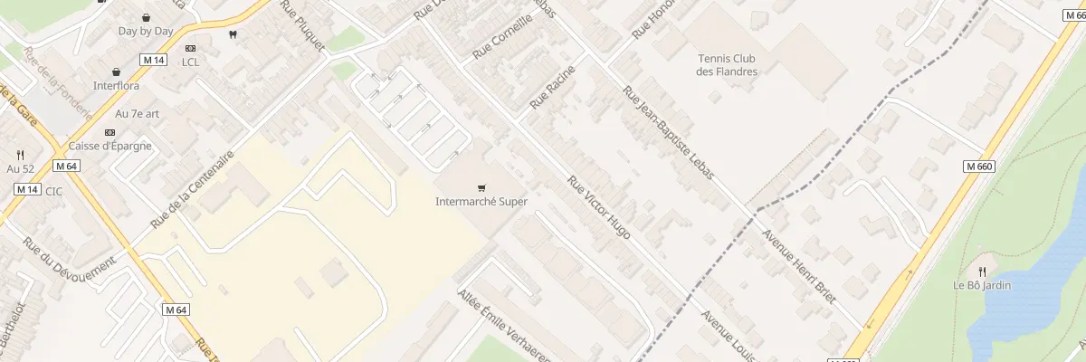 Plan du 60 Rue Victor Hugo à Croix
