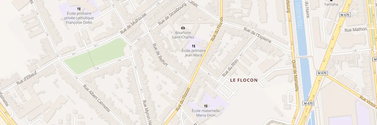 Plan du 70 Rue du Flocon à Tourcoing