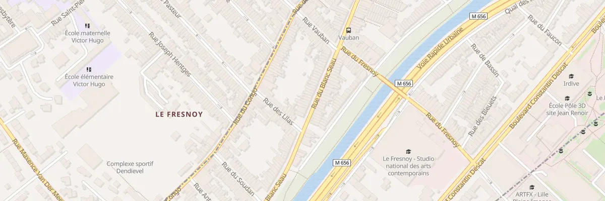 Plan du 362 Rue du Blanc Seau à Tourcoing