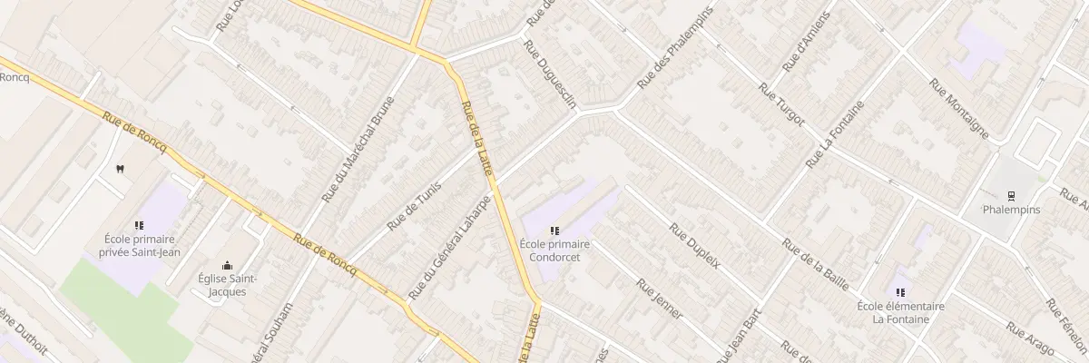 Plan du 8 Rue des Phalempins à Tourcoing